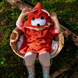 Trumparankovis pončas FOX – mažyliams - Image 3