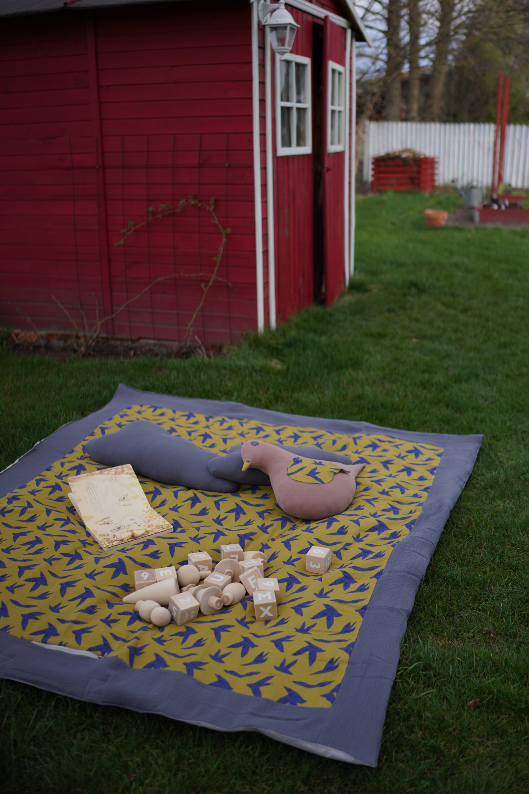 Pikniko kilimėlis iš muslino "Modern Denim" XXL - Image 2