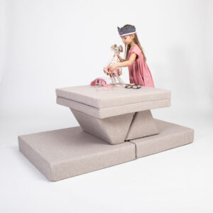 Modulinė žaidimų sofa - smėlinė