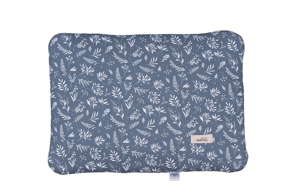 Pagalvėlė iš ekologiškos medvilnės - tamsiai mėlyna