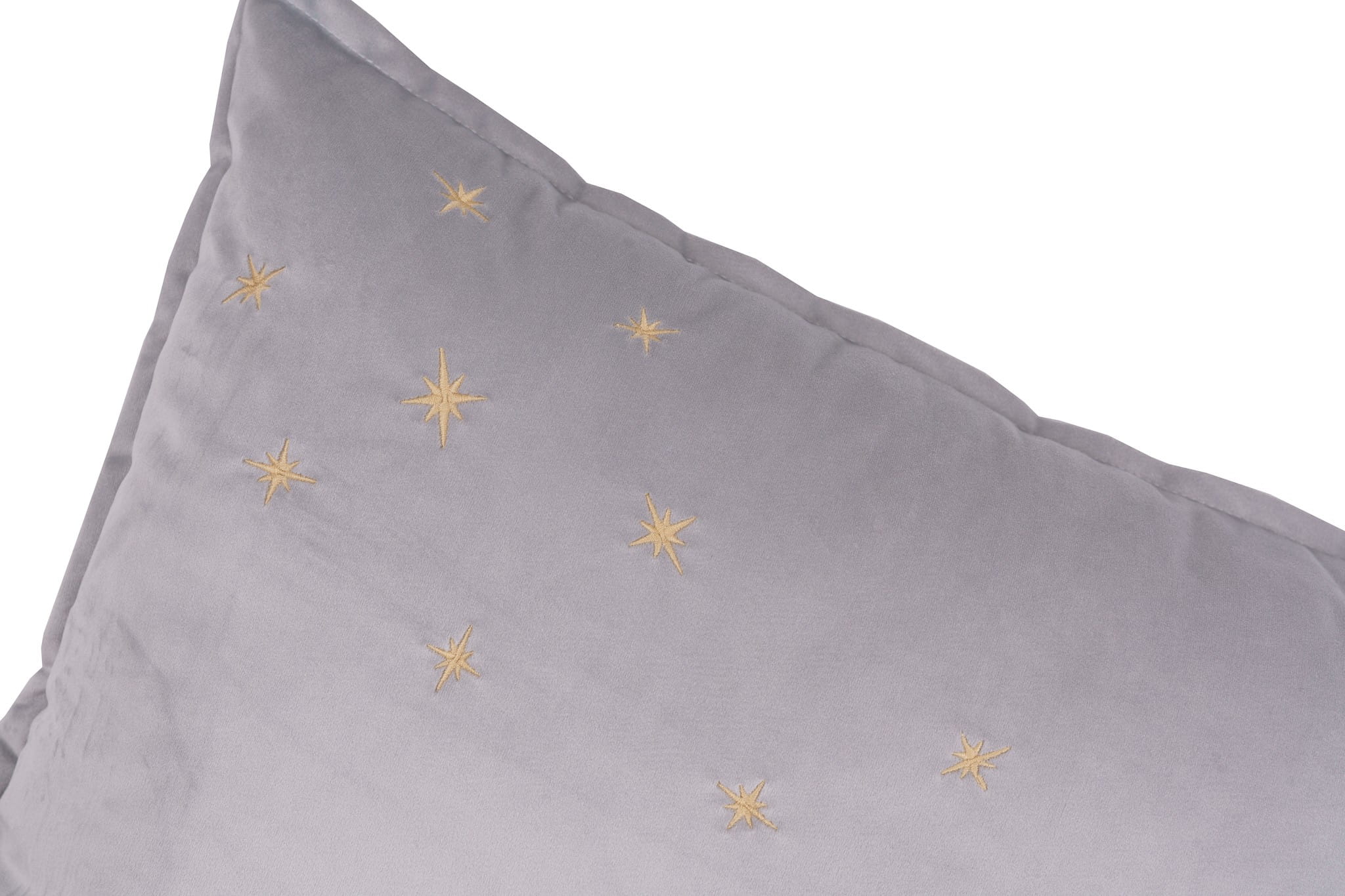 Personalizuota dekoratyvinė aksominė pagalvė „Delux“ – sidabrinė pilka - Image 2