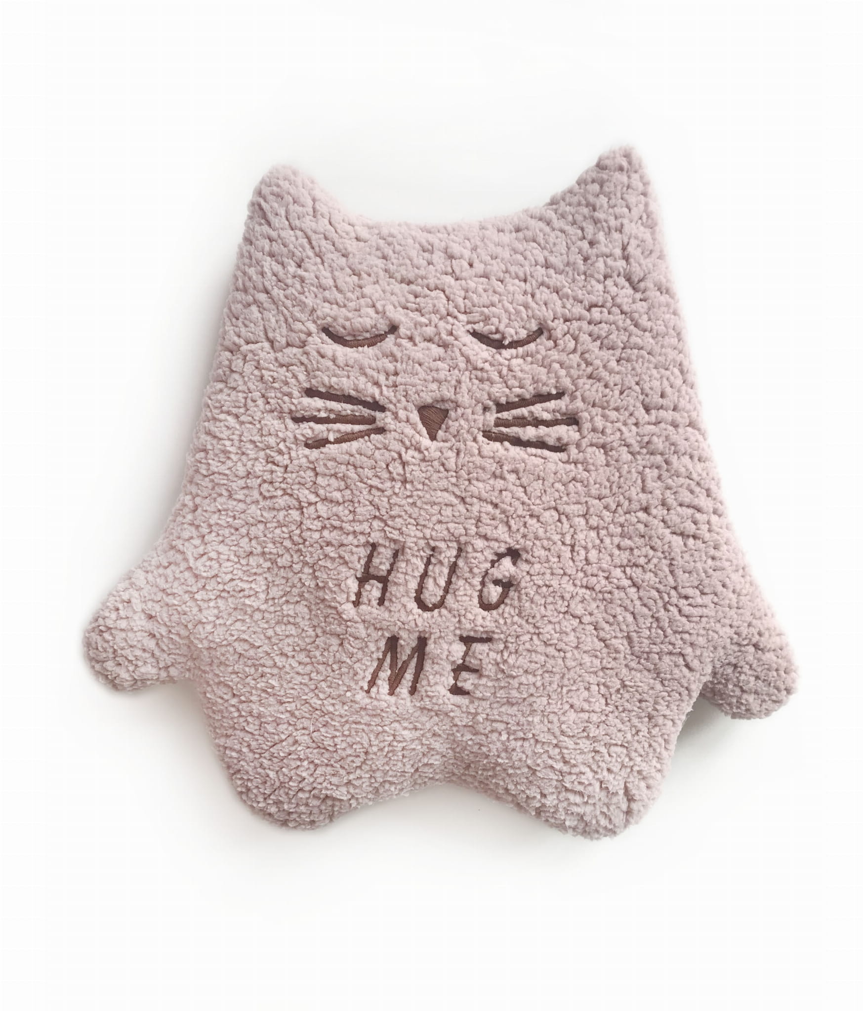 Pliušinis termo kačiukas "Hug me" - prislopinta rožinė