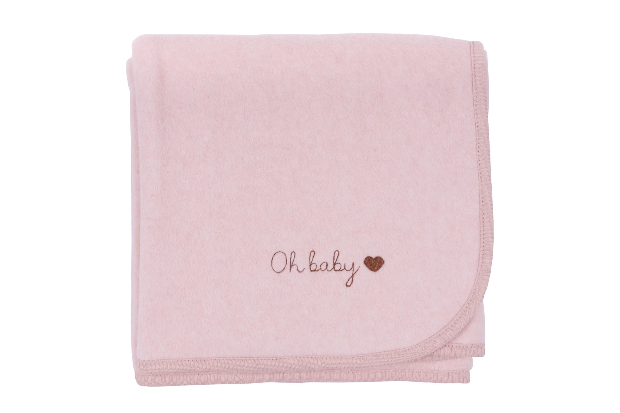 Personalizuota flisinė eko medvilnės antklodė - rožinė - Image 3