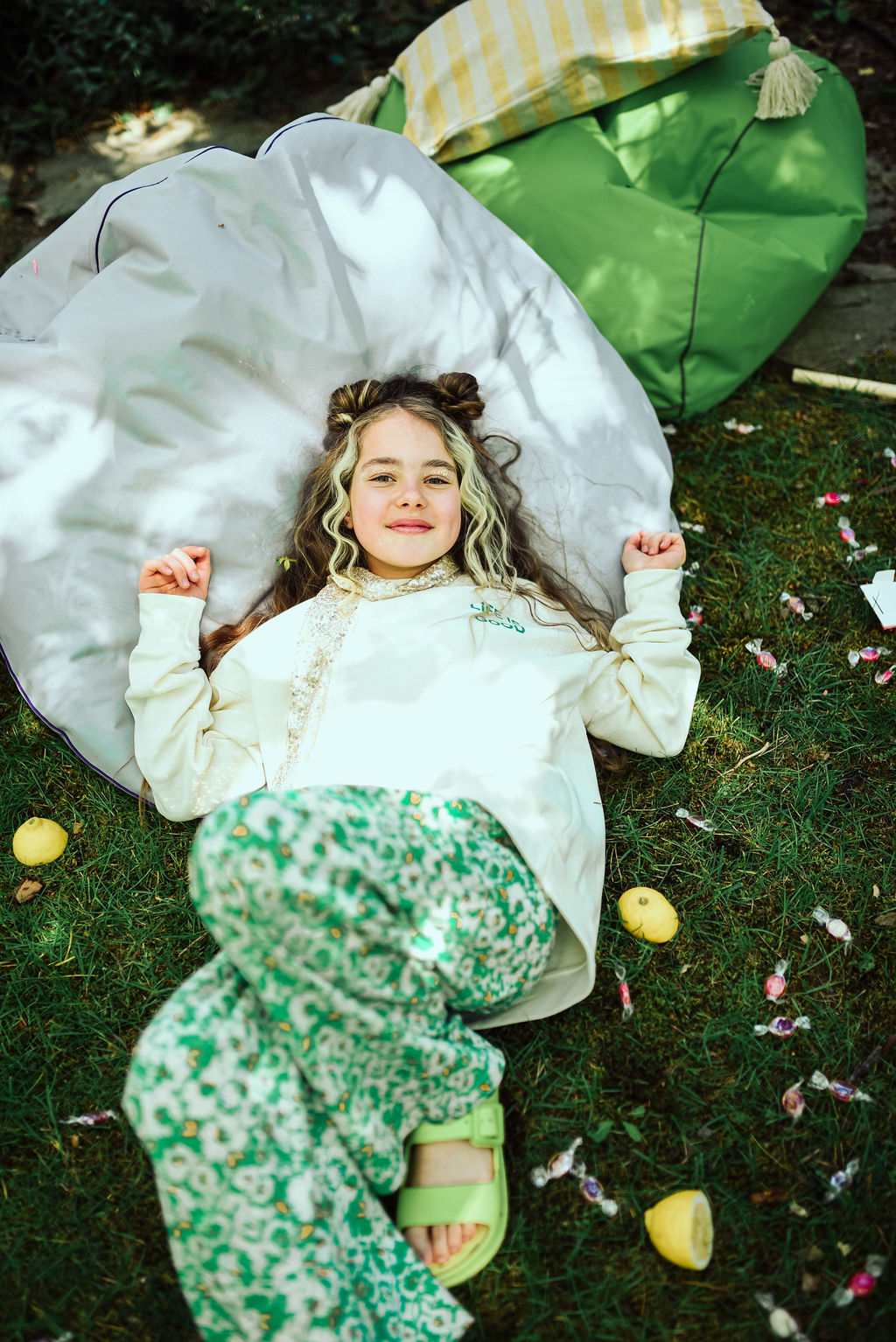 Vidaus/lauko sėdmaišis - šviesiai pilka - Image 4