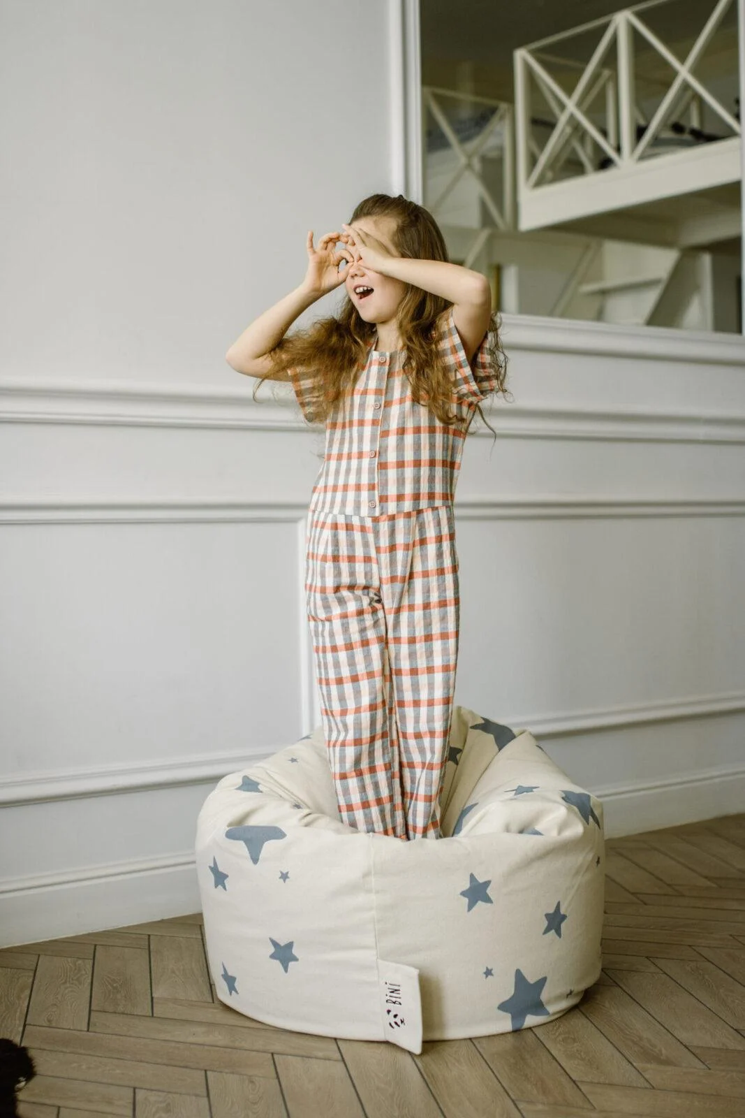 Dvipusis sėdmaišis su pilkomis žvaigždėmis - Image 2