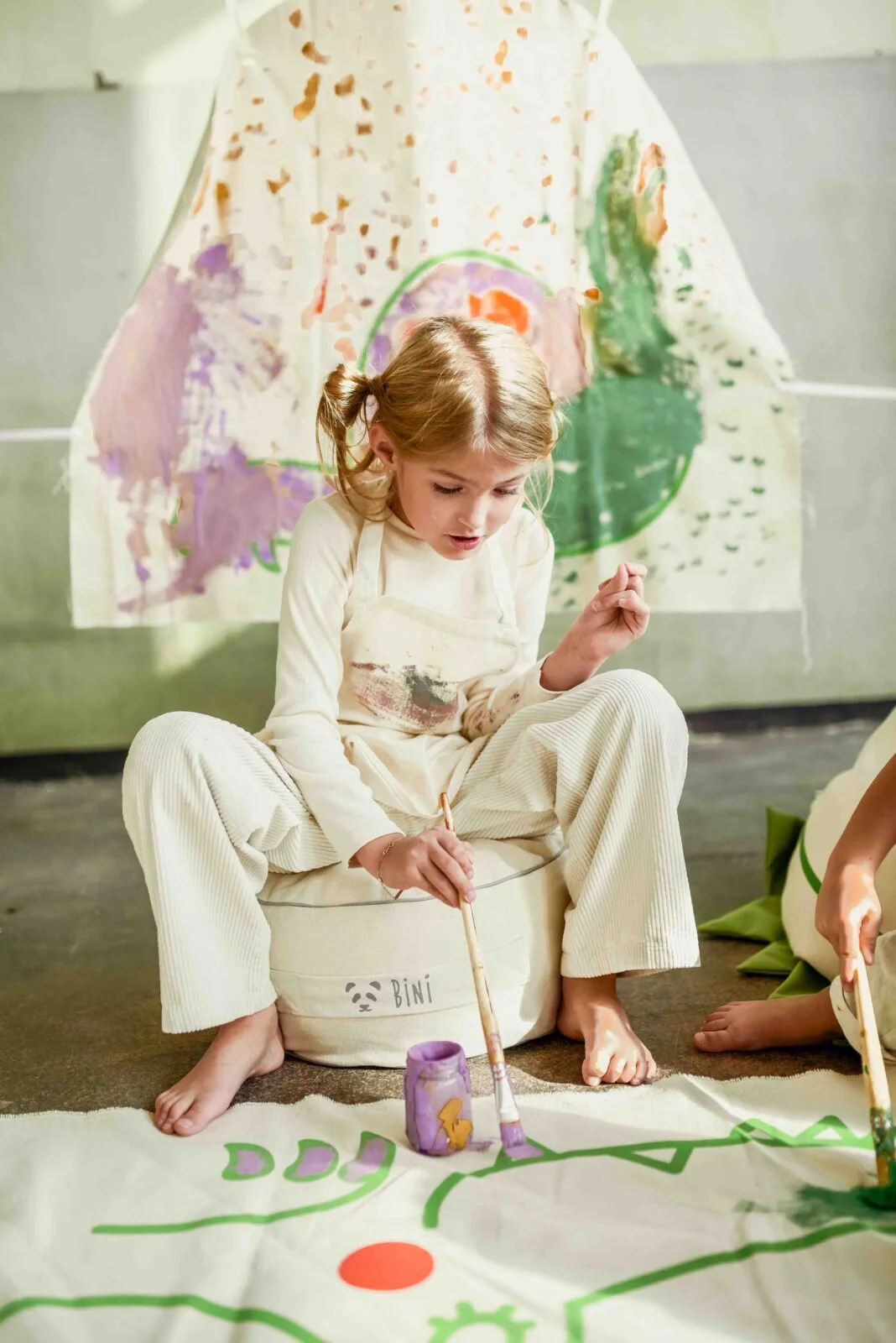 Mini pufas su pilka kantavimo juostele - Image 3