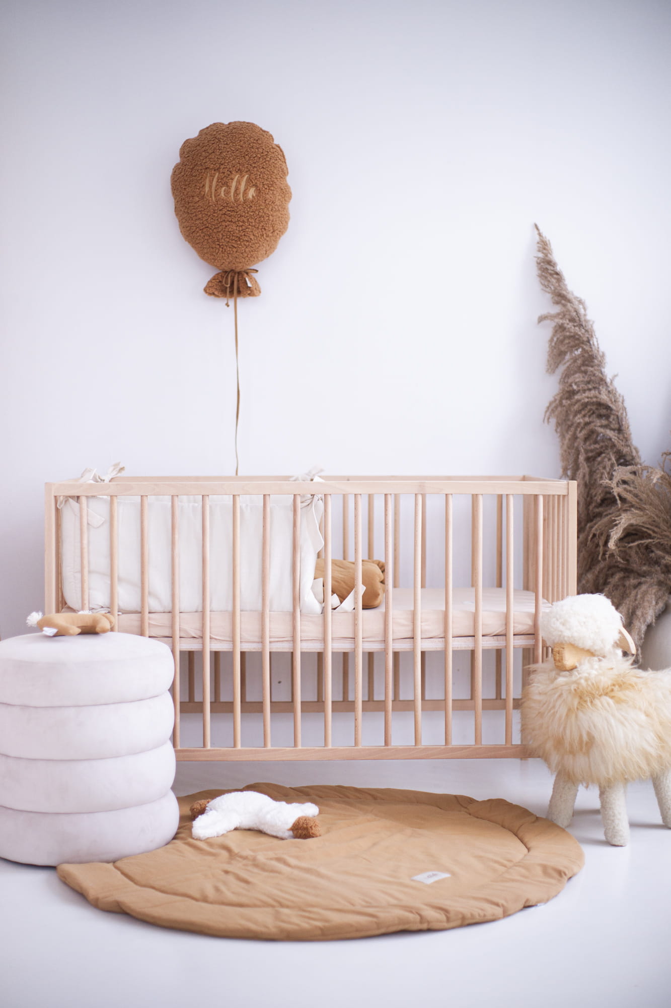 Personalizuotas skalbtos medvilnės žaidimų kilimėlis - camel spalva - Image 4