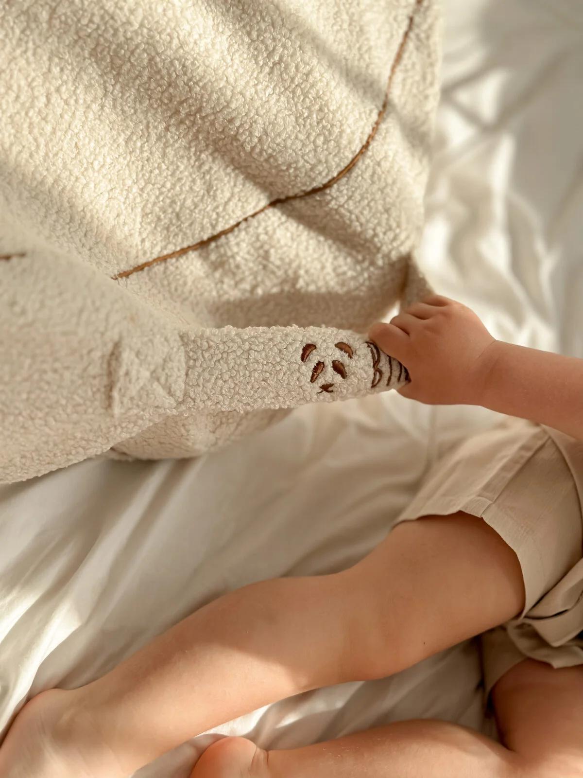 Midi minkštas pufas su cinamono spalvos kantavimo juostele - Image 5