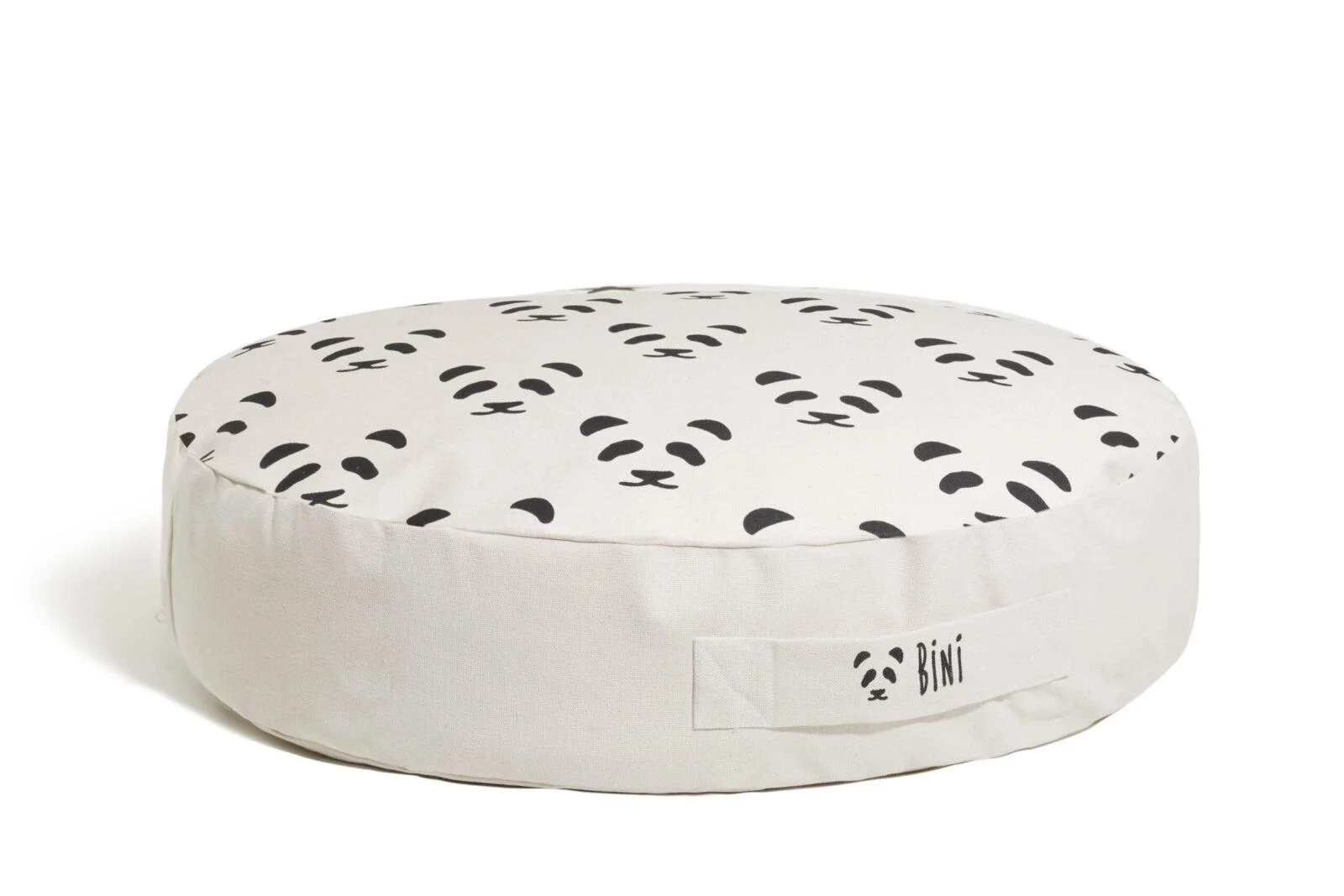 Midi pufas su juodomis pandomis