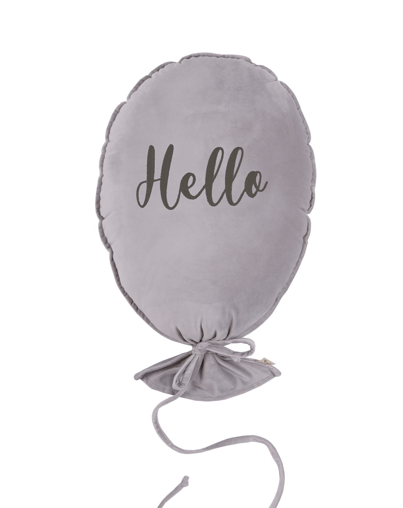 Personalizuotas dekoratyvinis balionas „Delux“ – sidabrinė pilka