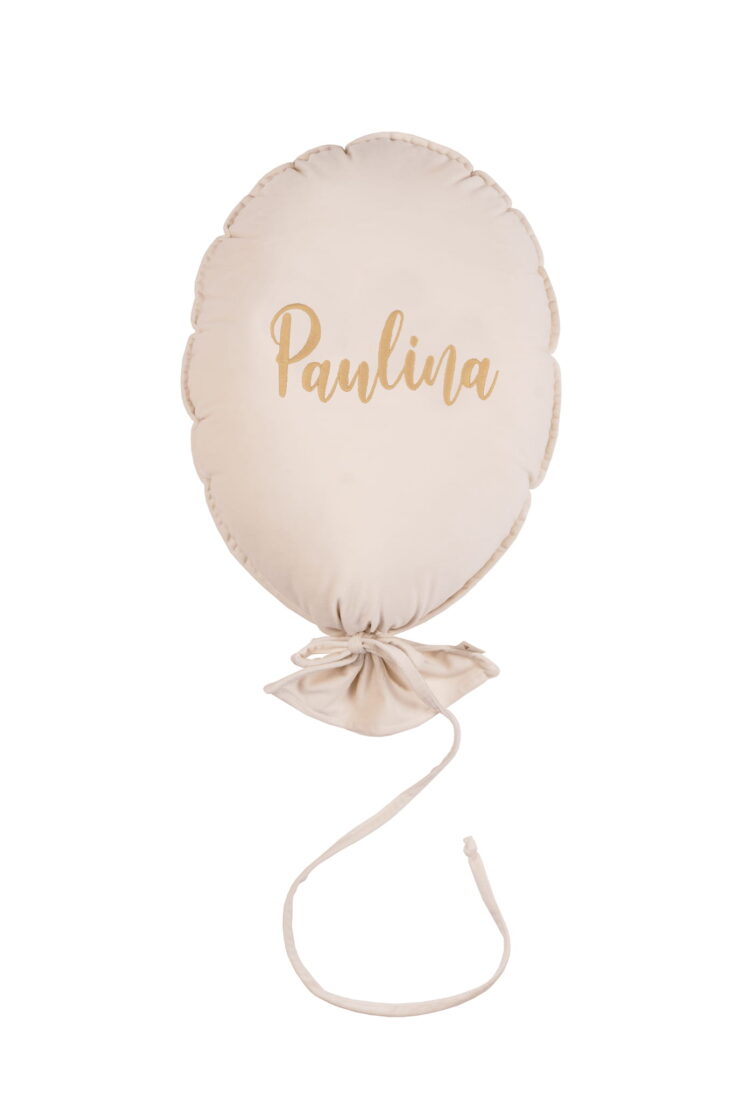 Personalizuotas dekoratyvinis balionas „Delux“ – vanilinė kreminė - Image 14