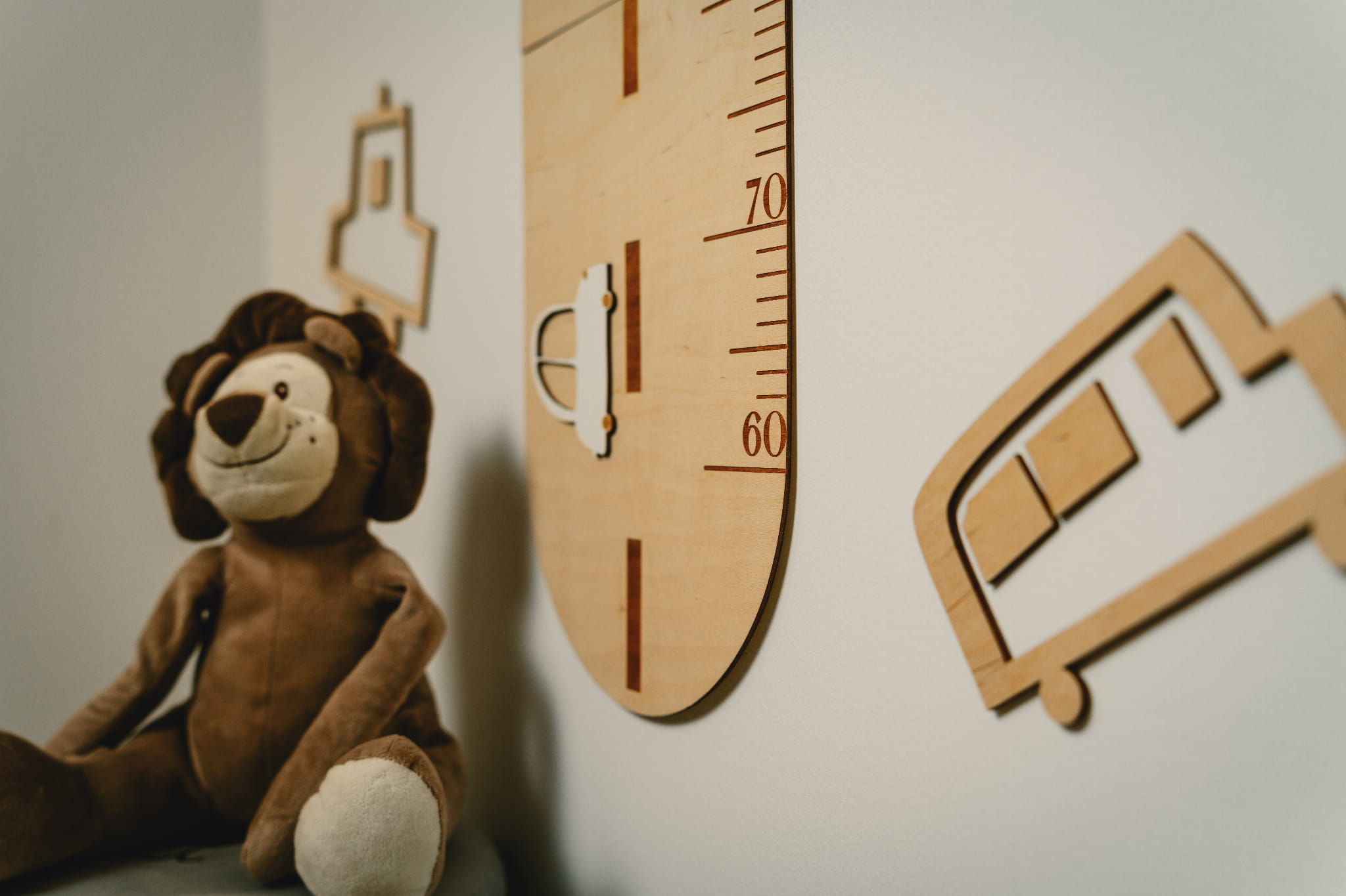 Medinė ūgio matavimo lenta "Automobiliai" - Image 4