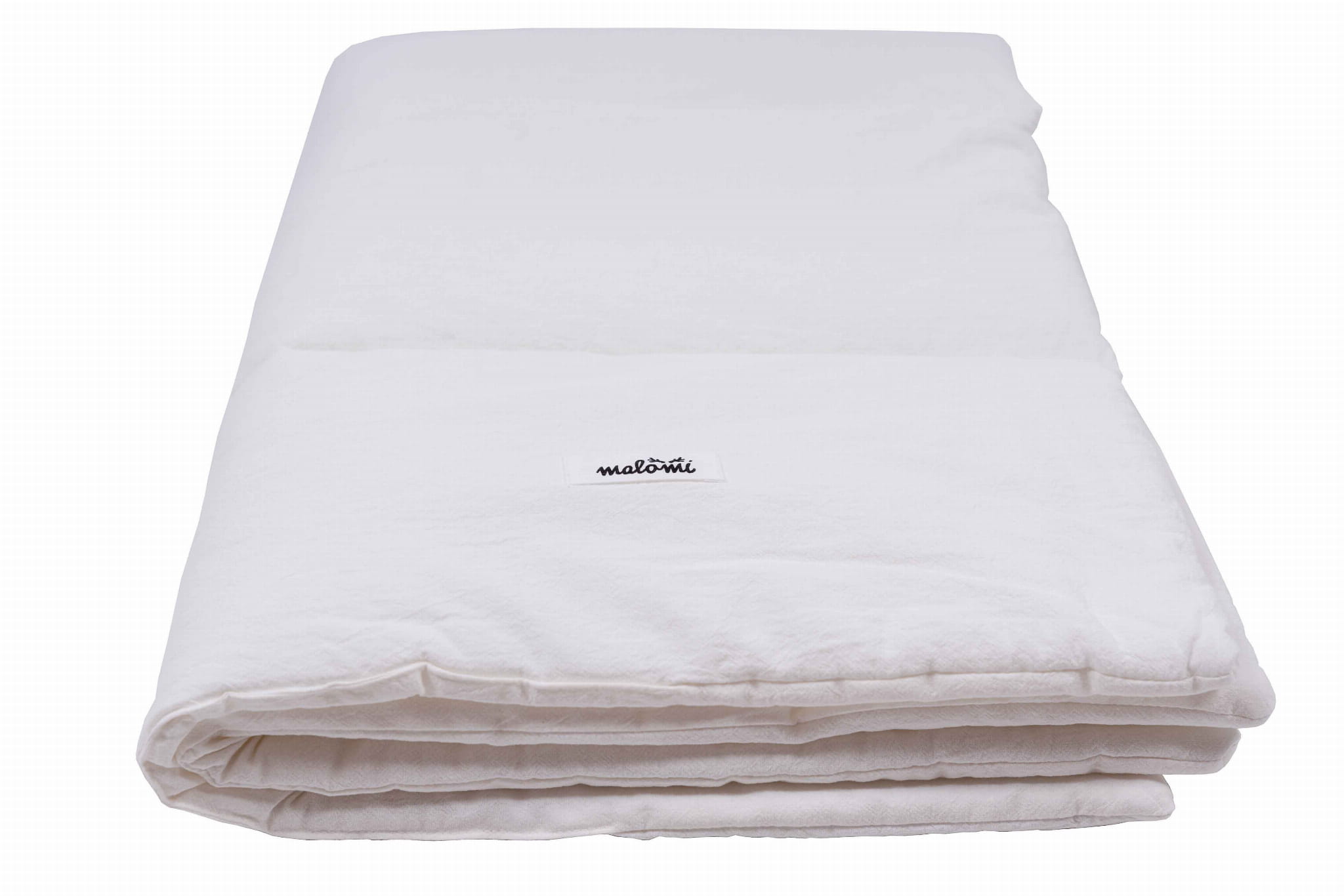 Skalbtos medvilnės antklodė su užpildu - ecru spalva - Image 3