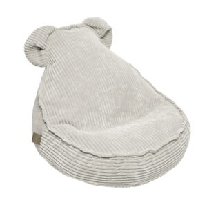 Velveto sėdmaišis "Teddy" - ekru spalva