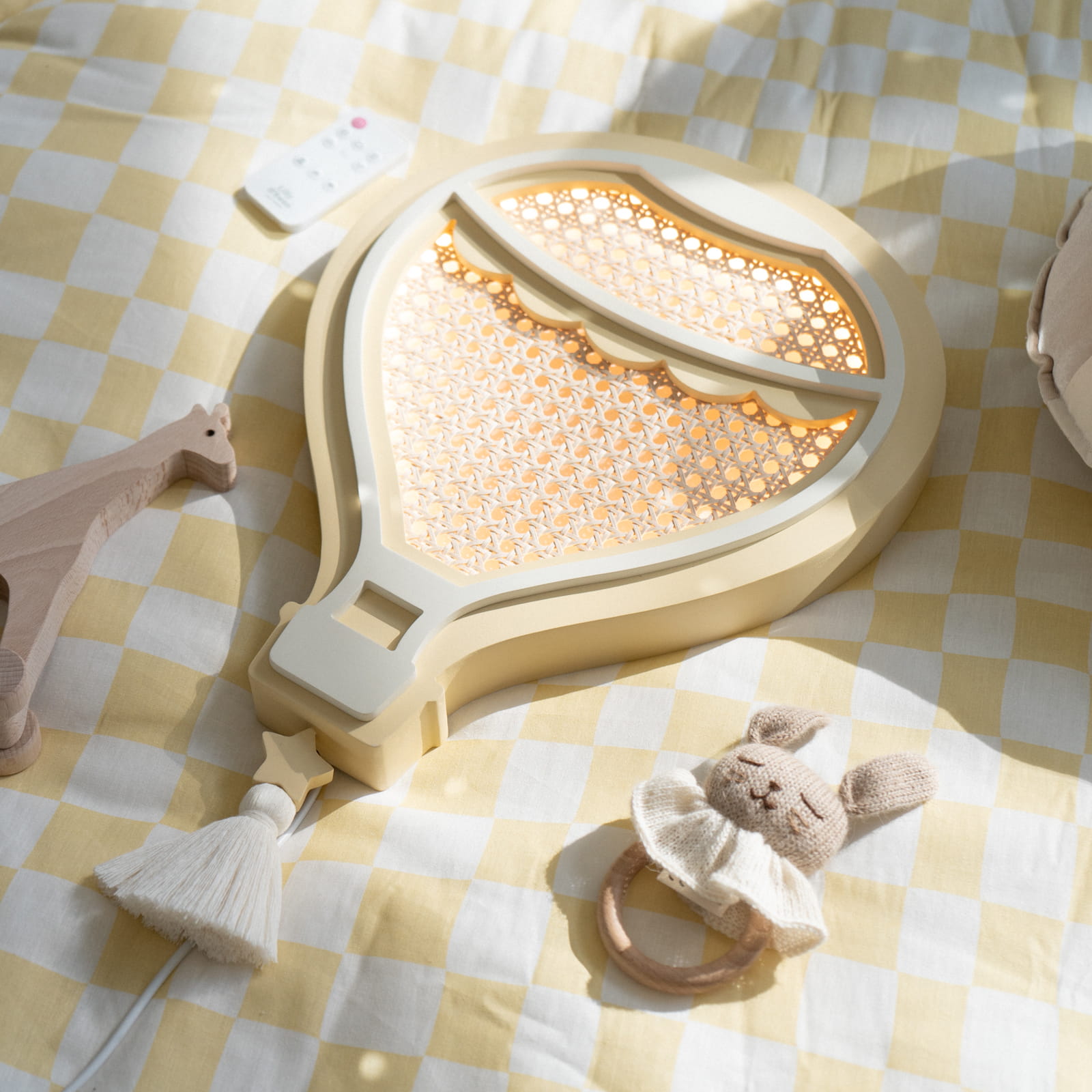 Medinis šviestuvas "Hot Air Balloon" - kreminė/medaus spalva - Image 2