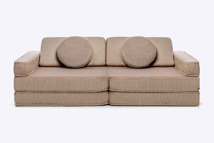 SHAPPY žaidimų sofa "Chocolate" - velvetas - Image 3