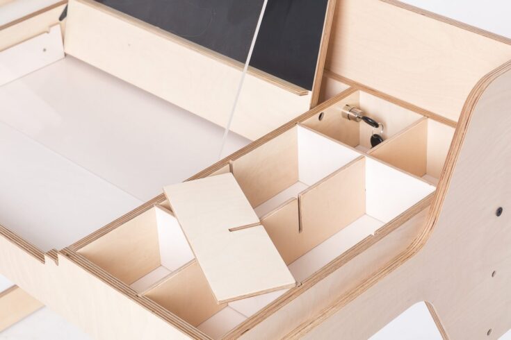 Reguliuojamo dydžio Montessori stalo ir kėdės komplektas „Julle“ – mėtinė - Image 19