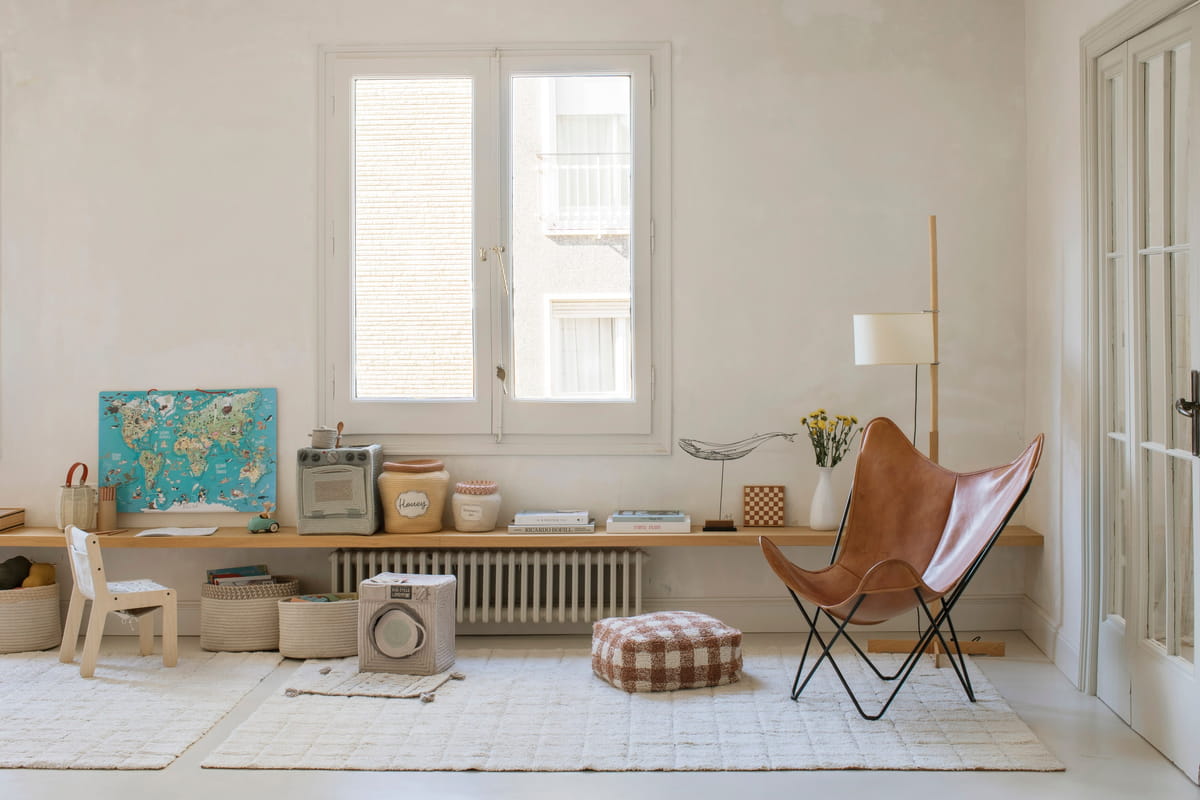 Skalbiamas medvilninis kilimas "Mozaika", 120x160 cm - Image 4