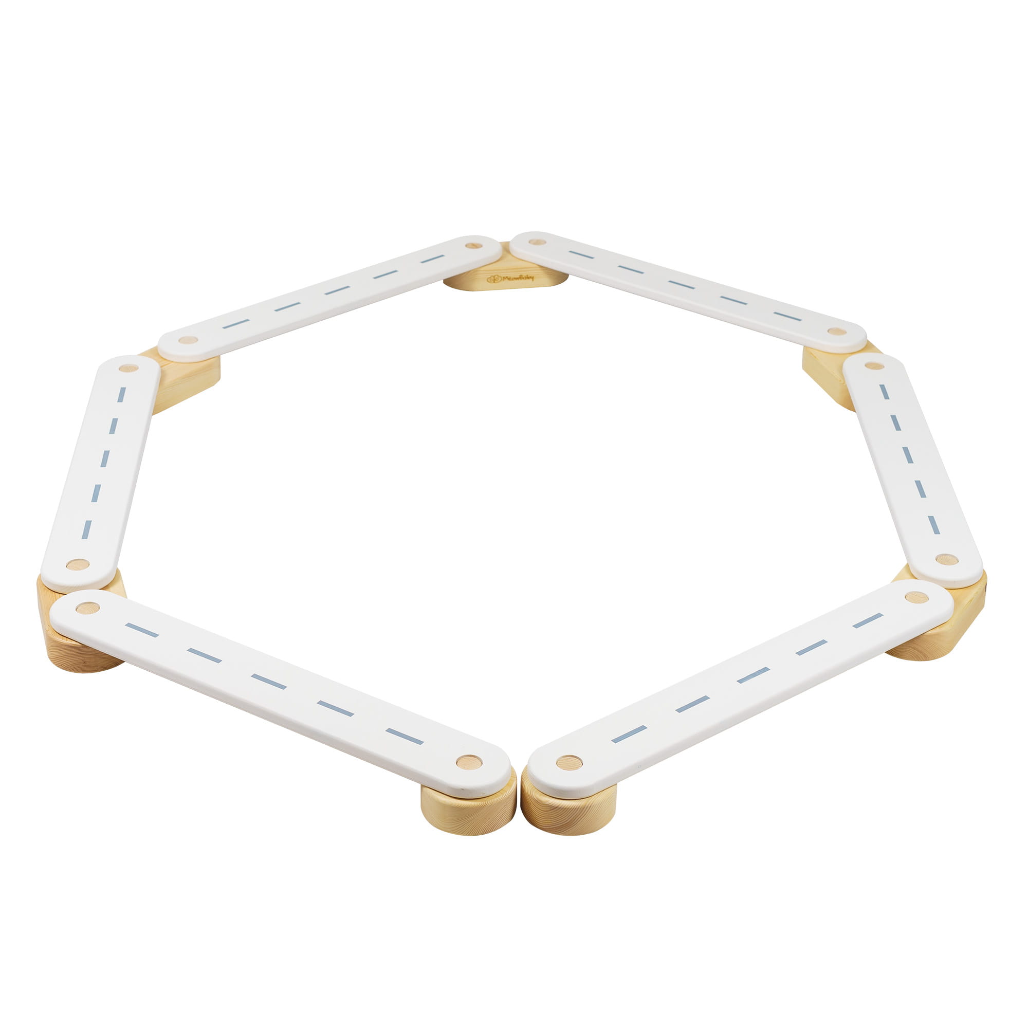 Medinė balansinė sija „Skaičių takas/Automobilių kelias“ – 6 elementai - Image 2