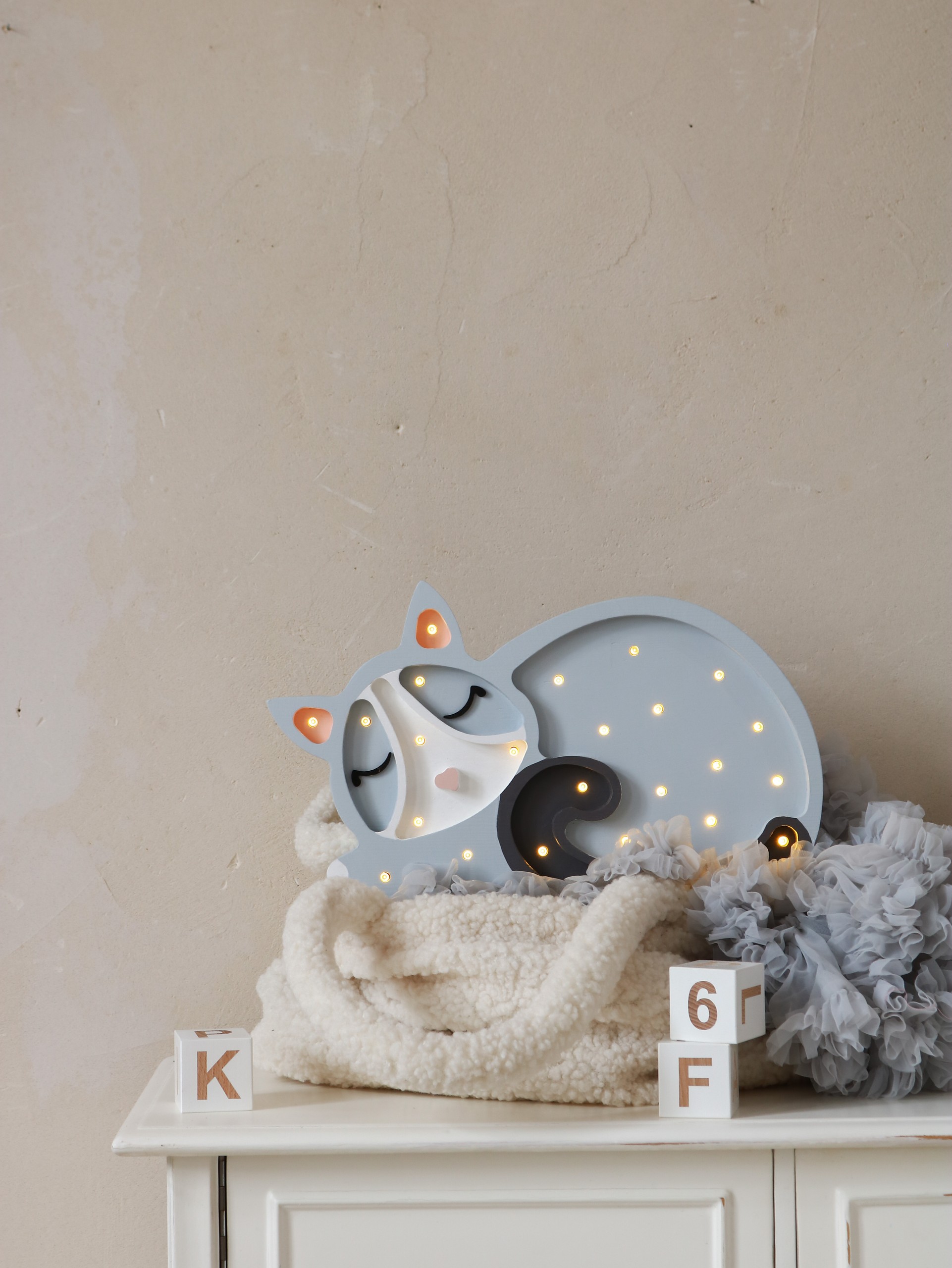 Medinis šviestuvas "Cat" - 3 spalvos - Image 2