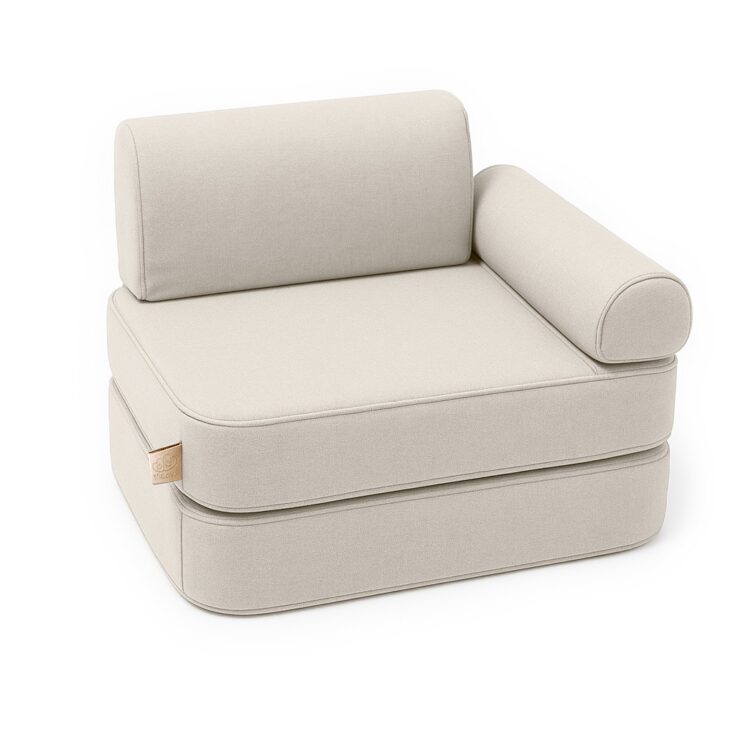 Maža modulinė vidaus/lauko sofa vaikams – rausvai smėlinė - Image 2