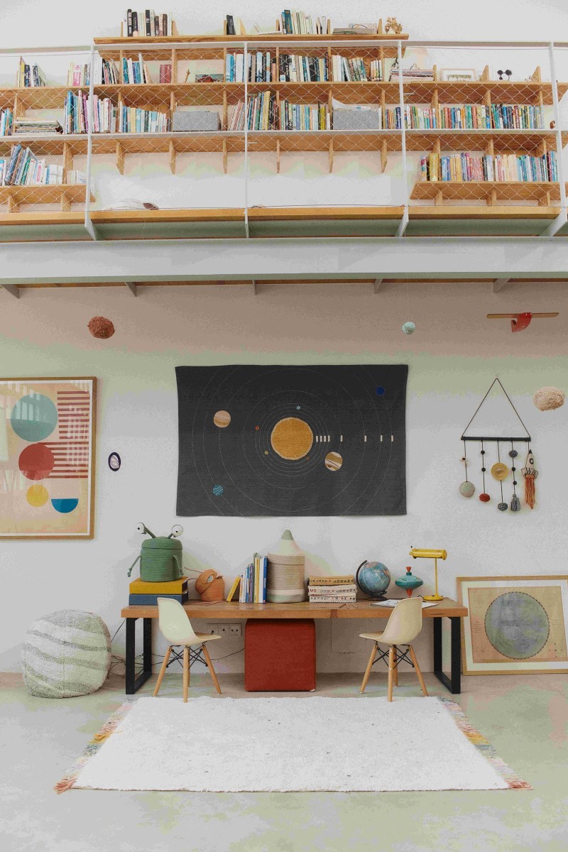 Skalbiamas medvilninis kilimas „Stardust", 120 x 160 cm - Image 3