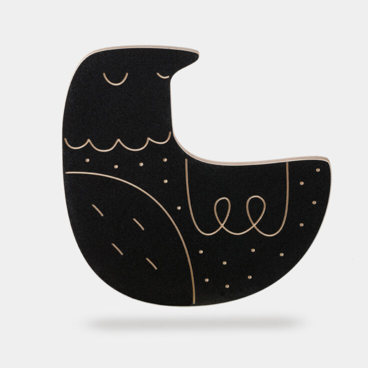 Medinė kreidinė piešimo lentelė "Hen" - Image 7