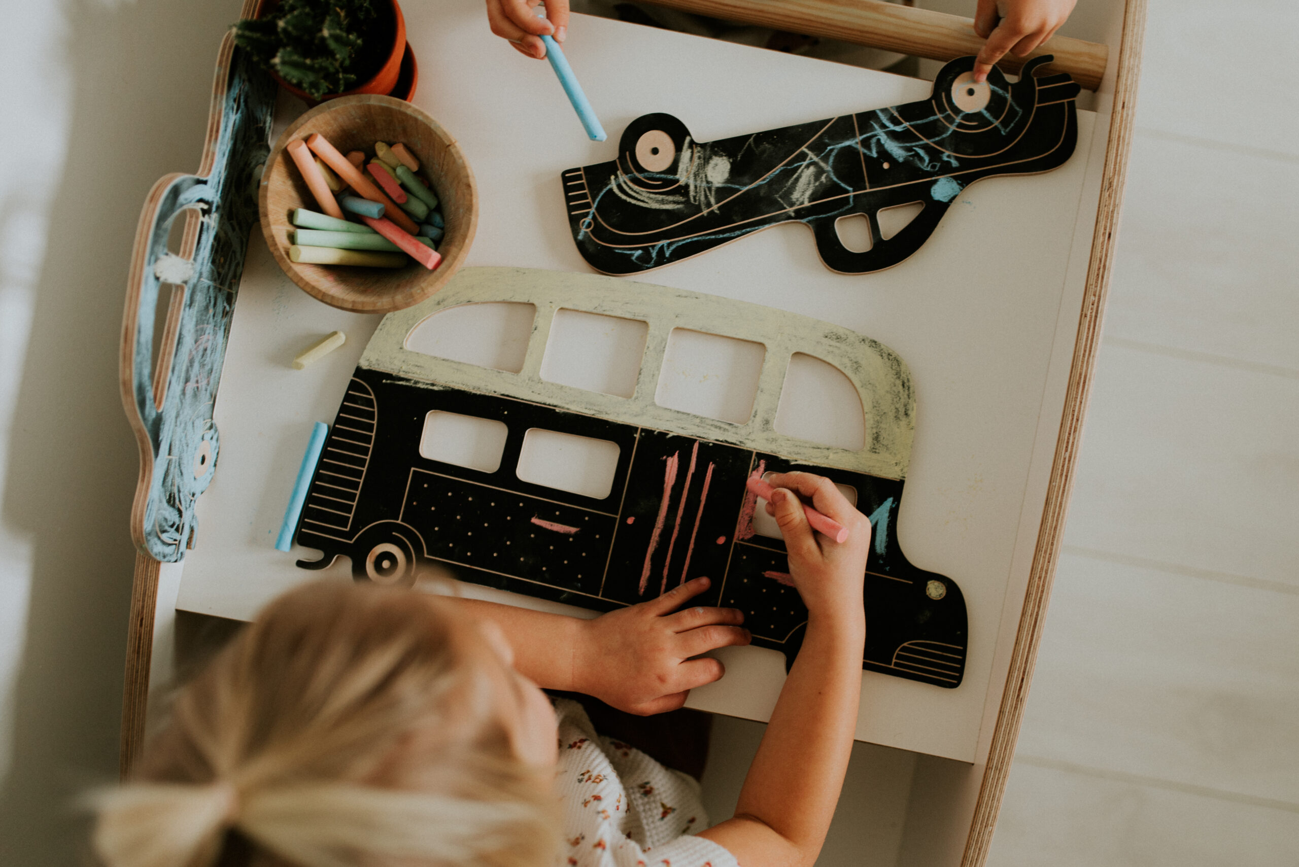Medinė kreidinė piešimo lentelė "Mercury retro car " - Image 4