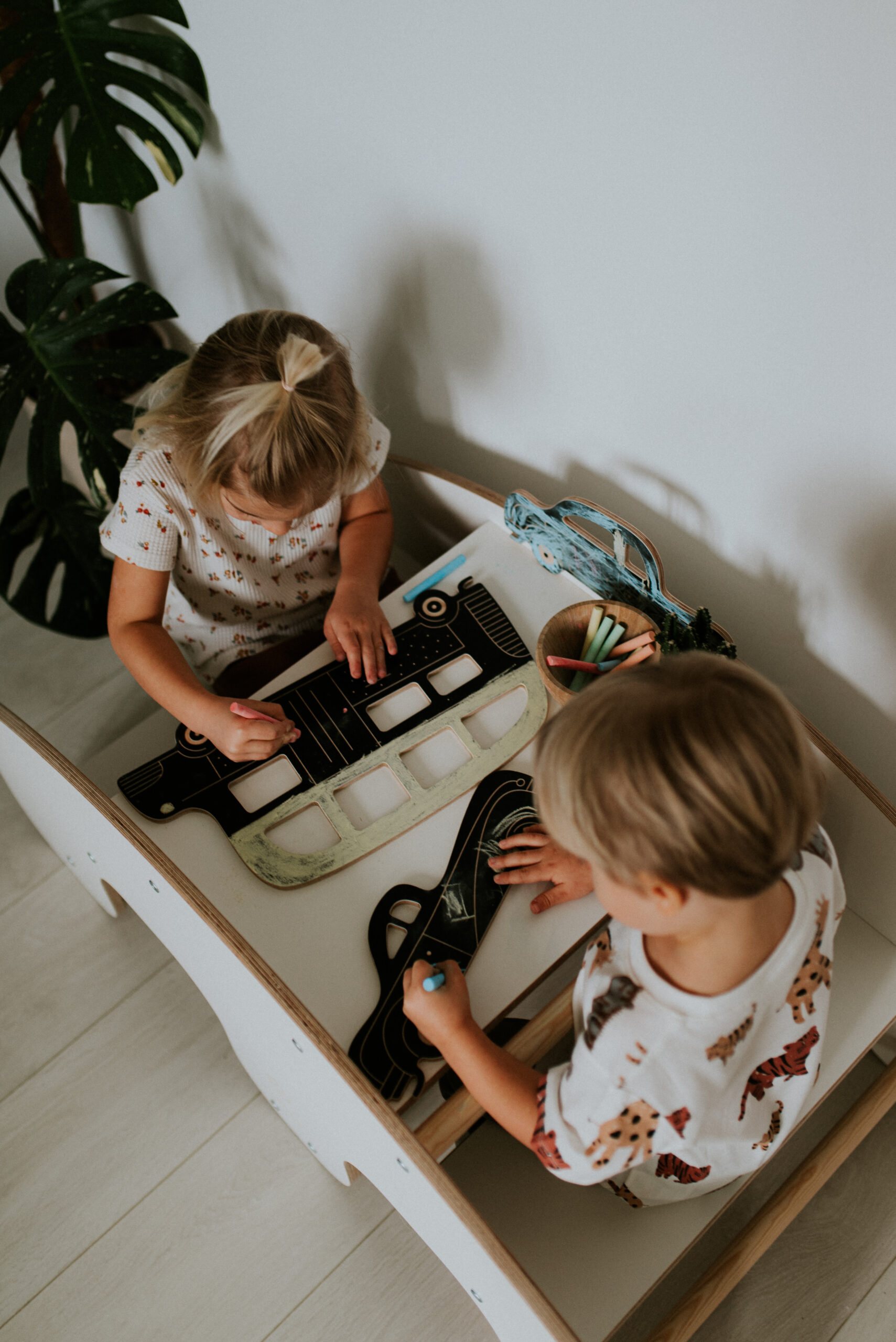 Medinė kreidinė piešimo lentelė "Mercury retro car " - Image 5