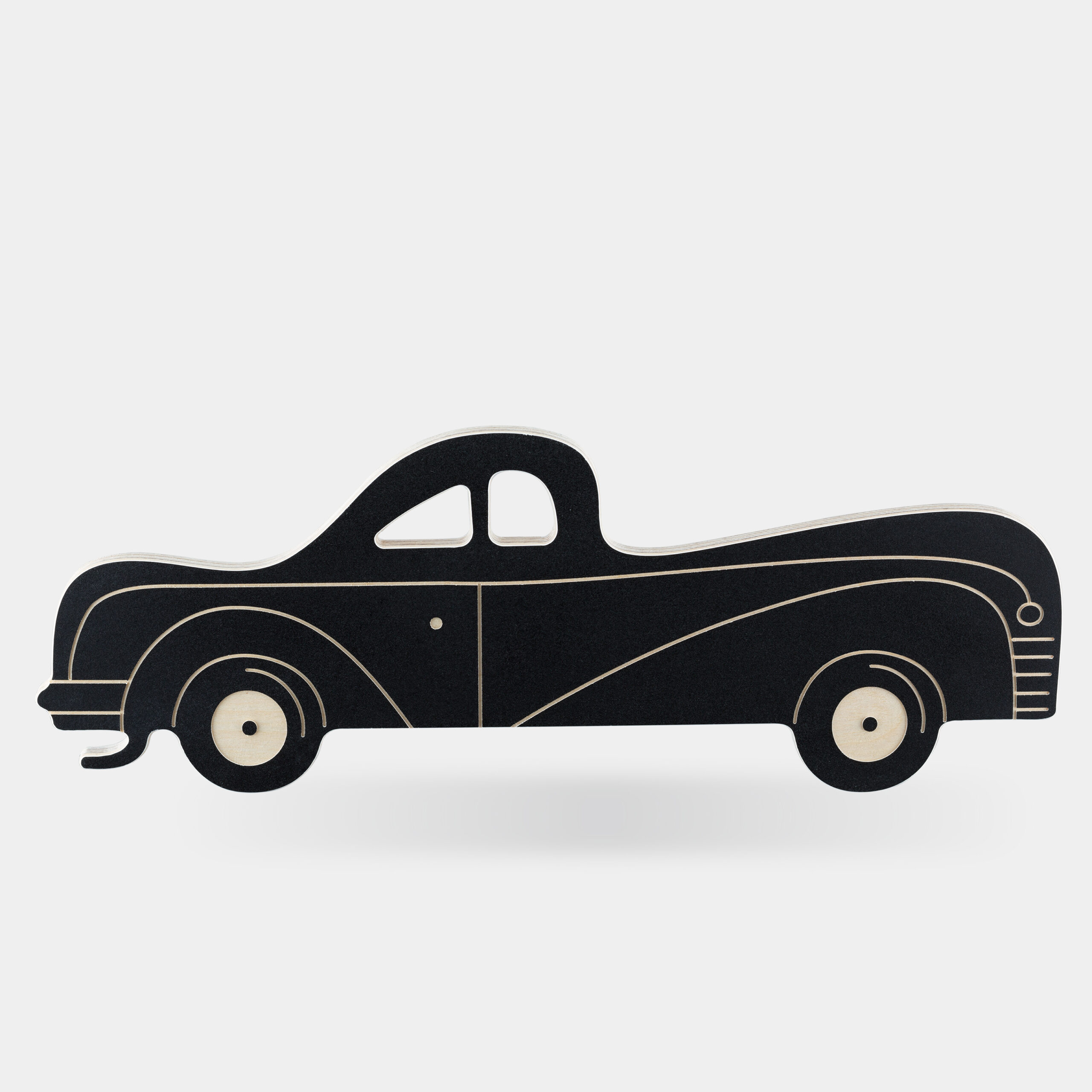 Medinė kreidinė piešimo lentelė "Mercury retro car " - Image 11