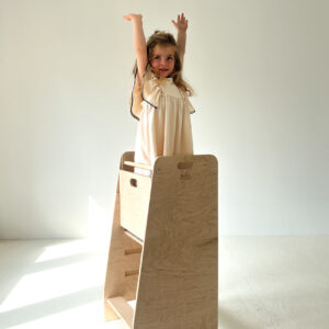 Virtuvės bokštelis „Comfort M“ - natūralus