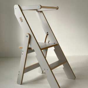 Sulankstomas virtuvės bokštelis - pilkas