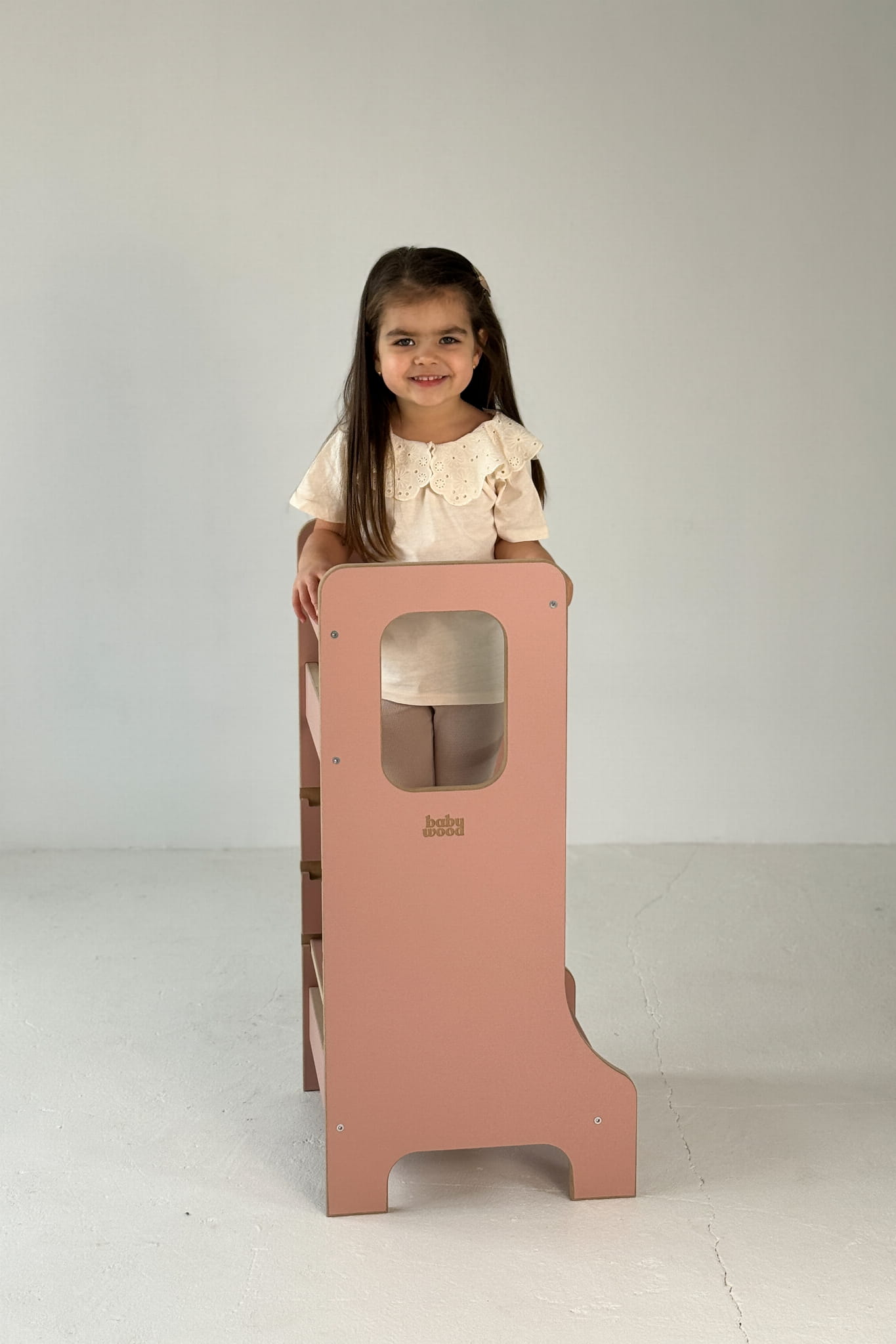 Virtuvės bokštelis SLIM M - rožinis - Image 2