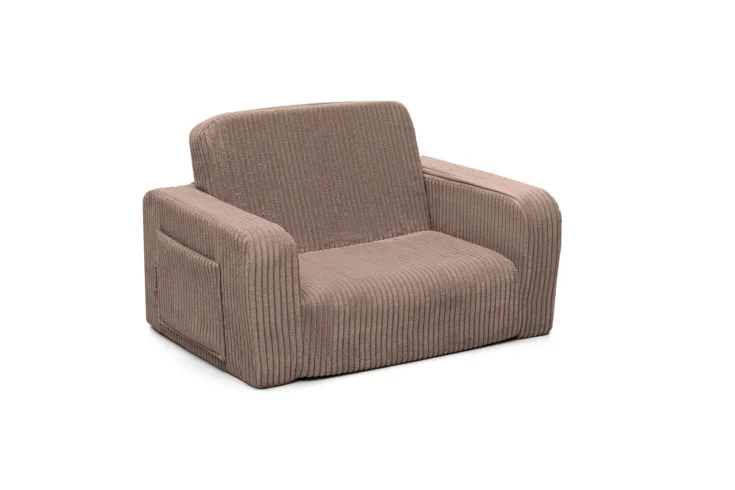 LUMI 2in1 fotelis-lova „Chocolate” - velvetas - Image 6
