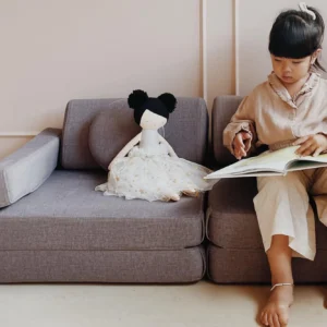 SHAPPY žaidimų sofa mini – tamsiai pilka