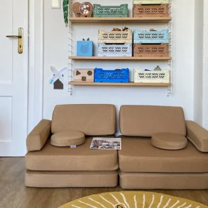 SHAPPY žaidimų sofa mini – kupranugario spalva