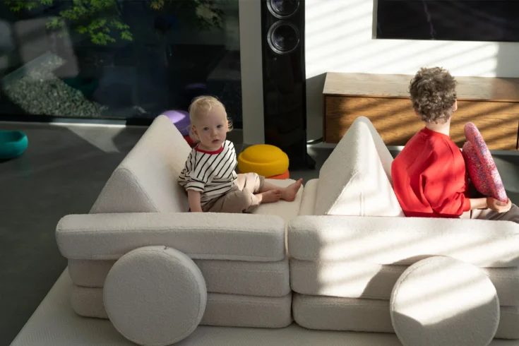 SHAPPY žaidimų sofa "Teddy" - švelni kreminė - Image 2