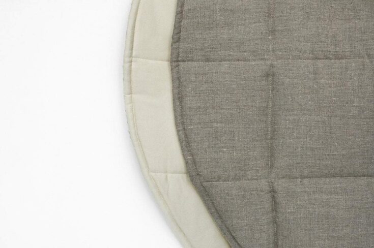 Apvalus kilimėlis „Natural Linen“ - Image 2