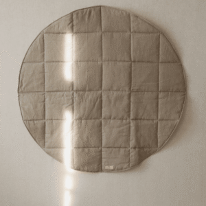 Apvalus kilimėlis „Natural Linen“