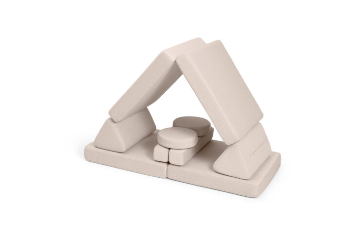 SHAPPY žaidimų sofa mini – švelni smėlio spalva - Image 7
