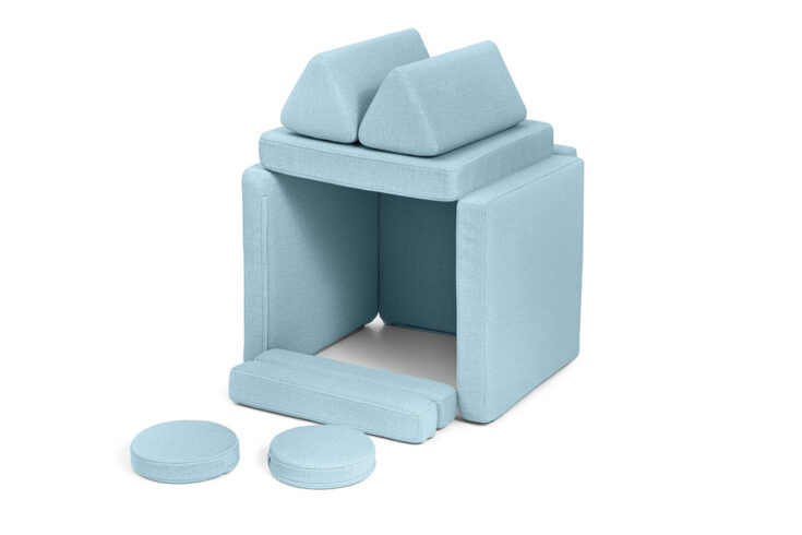 SHAPPY žaidimų sofa mini – dangaus mėlyna - Image 5