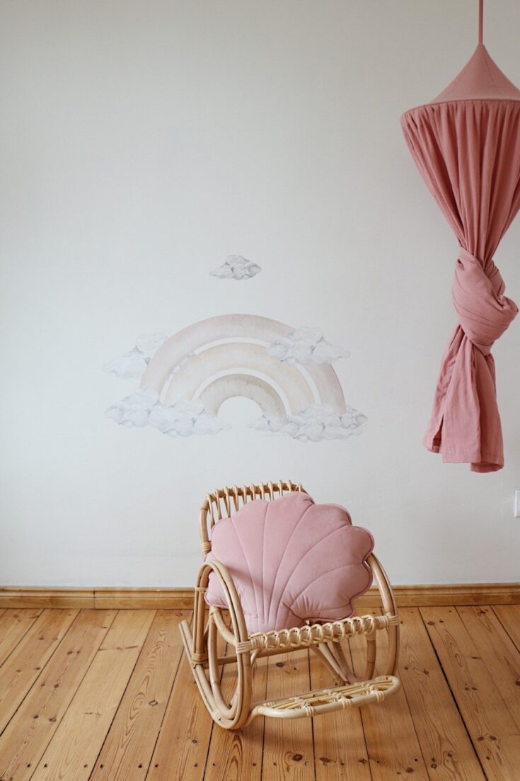 Aksominė kriauklės formos pagalvėlė "Soft Pink" - Image 4
