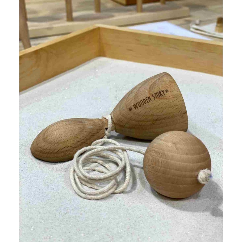 „Wooden Story“ medinis žaidimas "Swing and Catch" - natūrali - Image 2