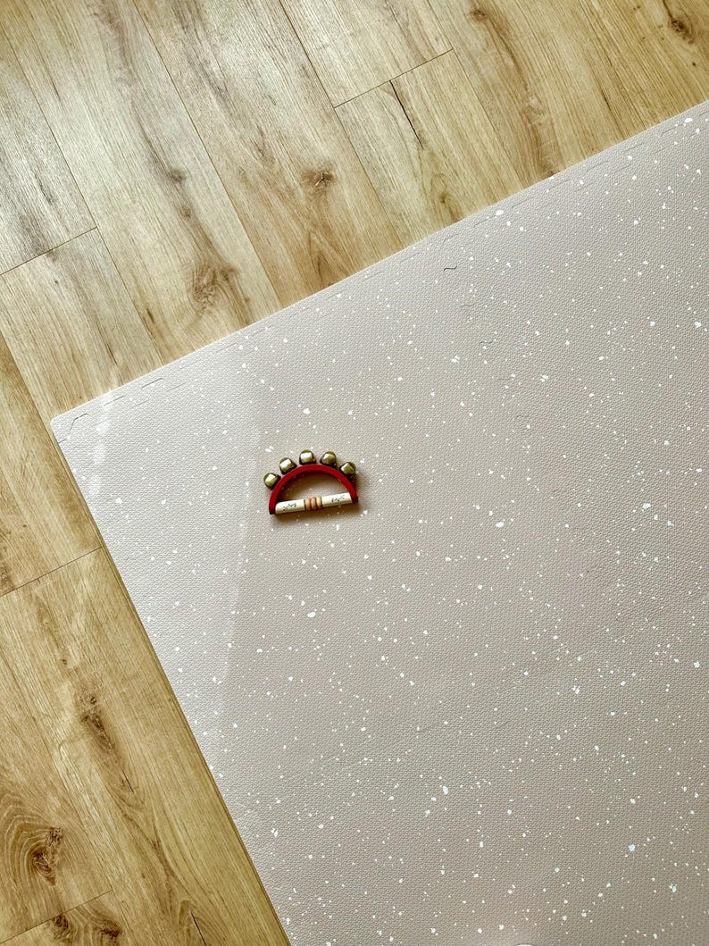 Putplasčio dėlionės kilimėlis "Spots Cappuccino"