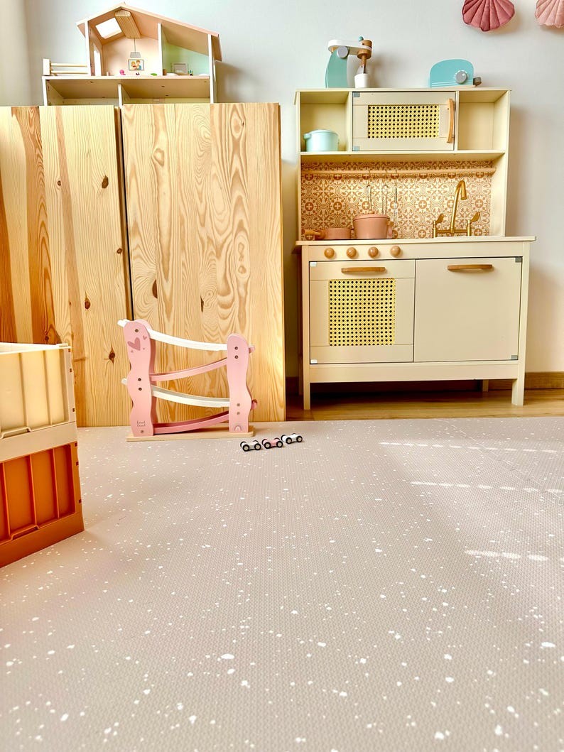 Putplasčio dėlionės kilimėlis "Spots Cappuccino" - Image 3