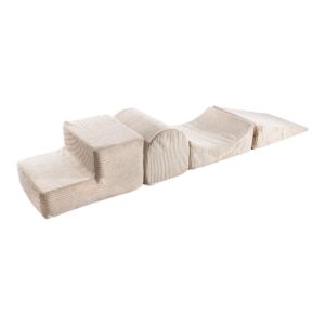 MeowBaby® velveto formų rinkinys iš 4 elementų – ekru spalva