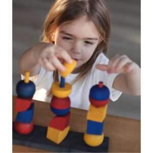 Montessori medinis dėlionės žaislas „Modern Y“