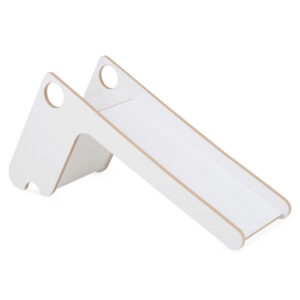 PLUSH NEST medinė čiuožykla vaikams "Wooden Play" - balta