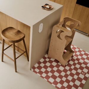 Apsauginis valgymo kilimėlis, neslystantis ir atsparus vandeniui – „Chess Terra“