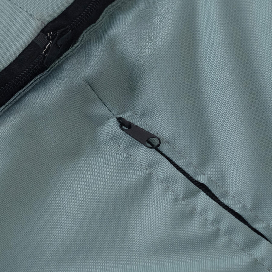 PLUSH NEST vandeniui atsparus vidaus/lauko kamuoliukų baseinas, 90×30 cm, žalias, su 200 kamuoliukų: perlo, perlo mėtinė, sidabrinė - Image 7